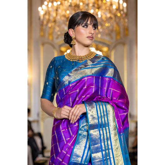 Paris Fashion Show - bluish puple