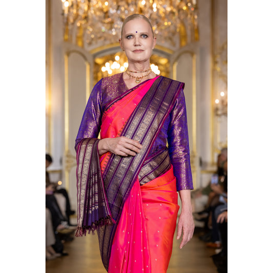 Paris Fashion Show - pink purple