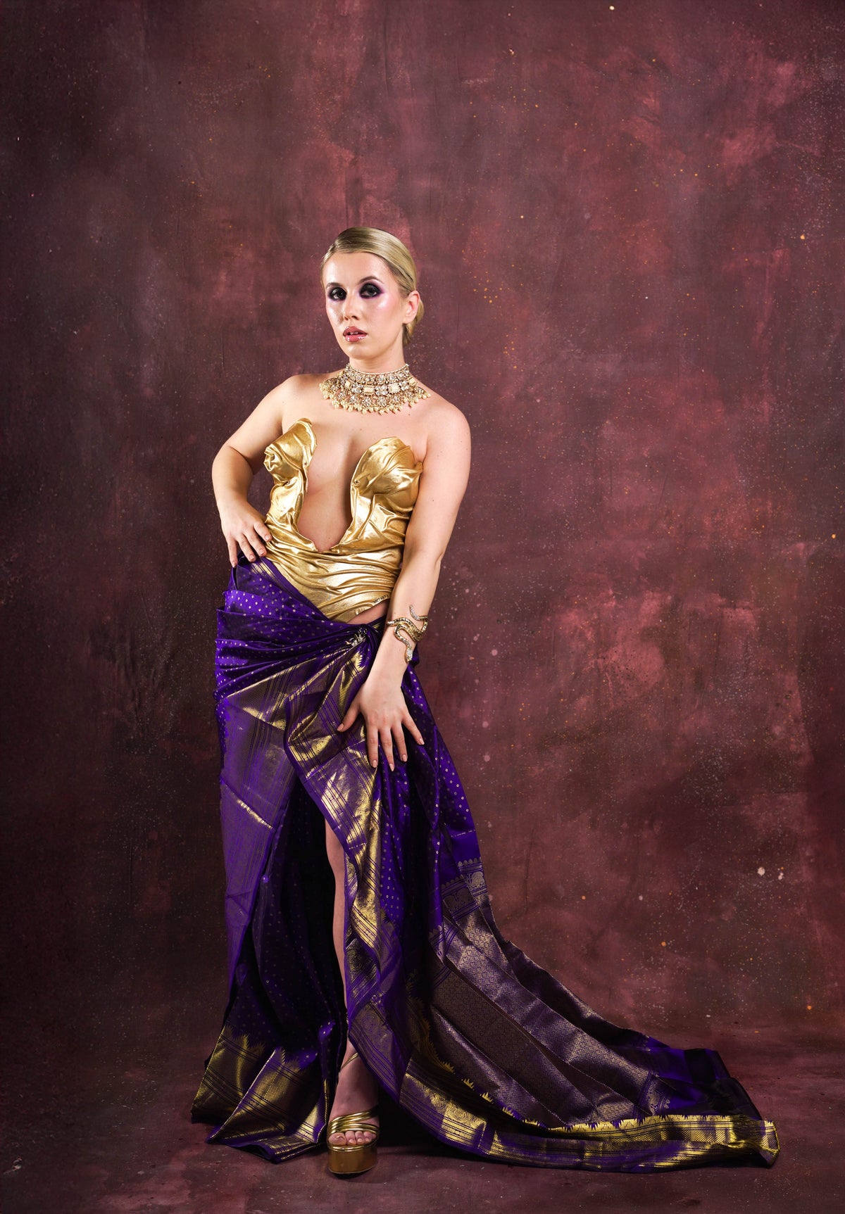 Harpers Bazaar Purple