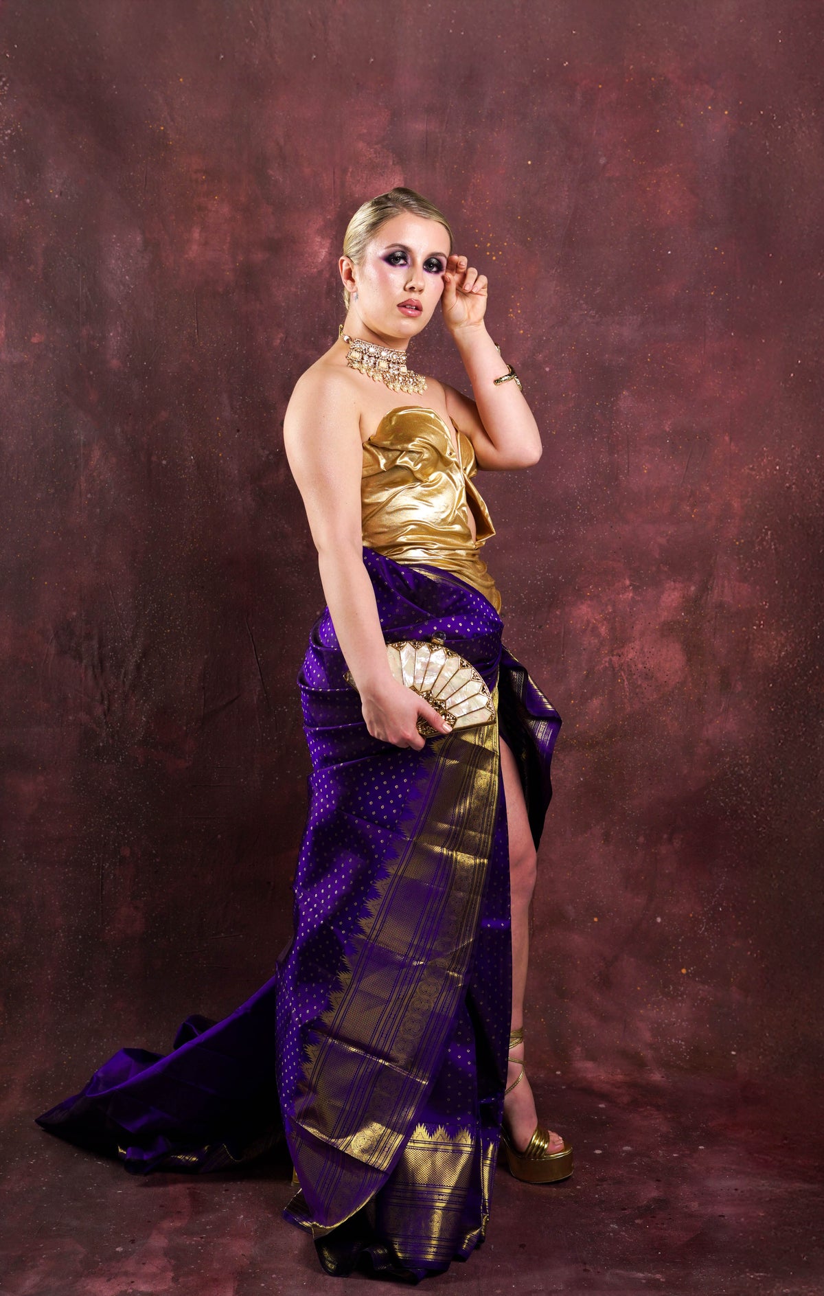 Harpers Bazaar Purple