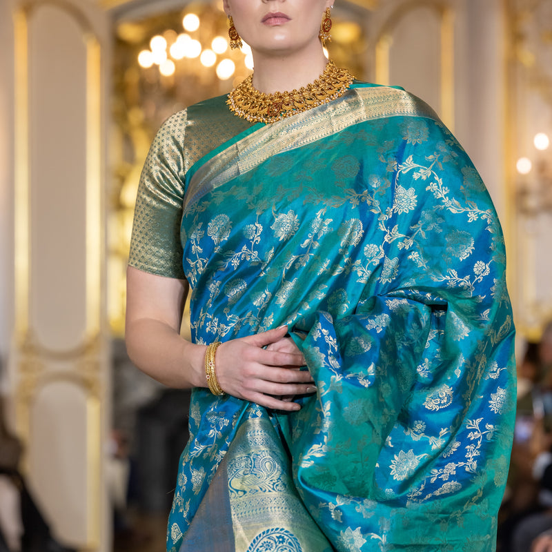 Paris Fashion Show - teal