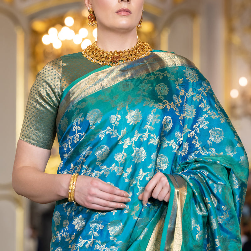 Paris Fashion Show - teal