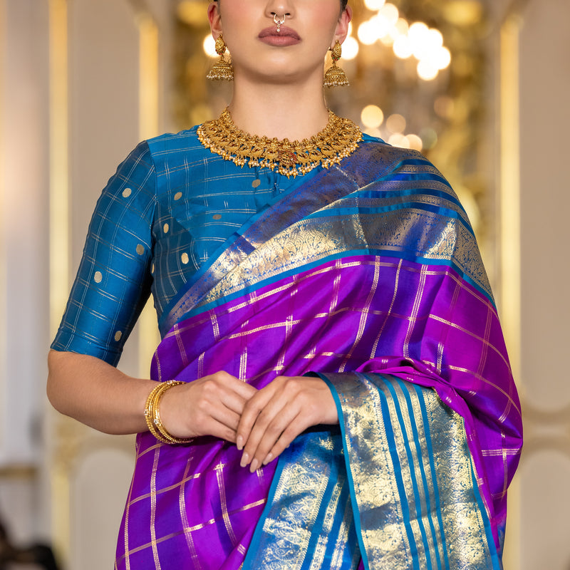 Paris Fashion Show - bluish puple