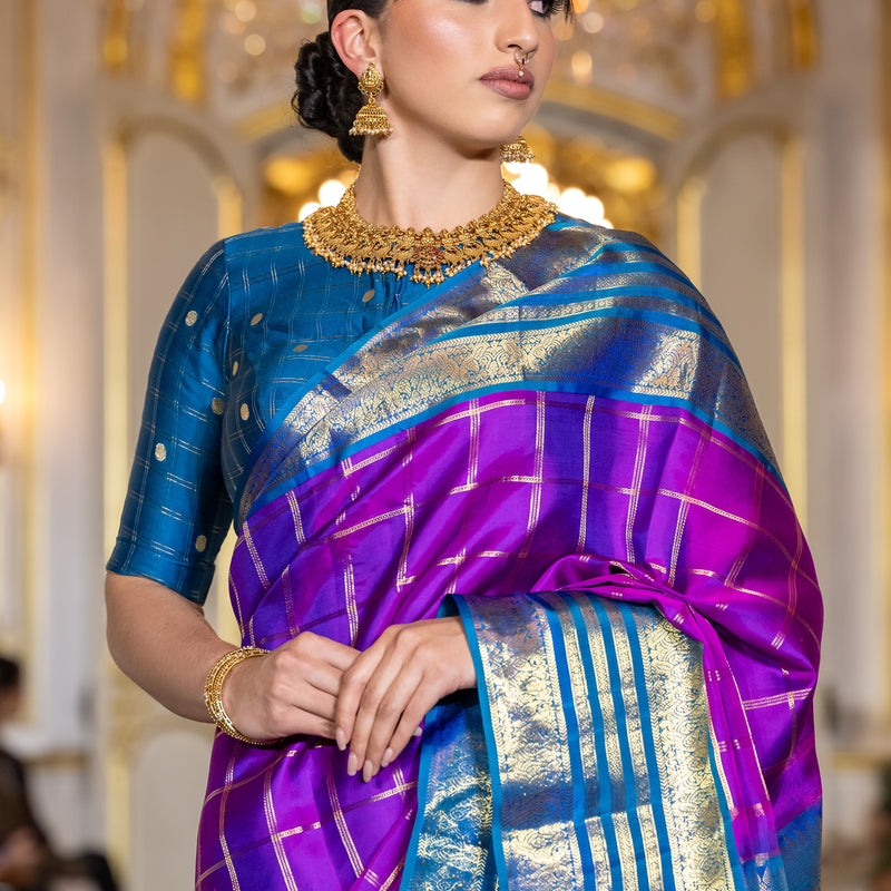 Paris Fashion Show - bluish puple