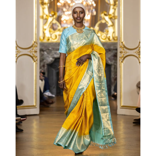 Paris Fashion Days - Yellow and Sky Blue