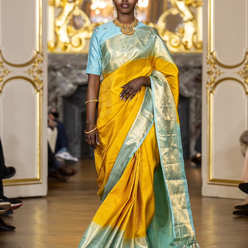 Paris Fashion Days - Yellow and Sky Blue