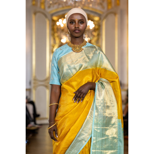 Paris Fashion Days - Yellow and Sky Blue