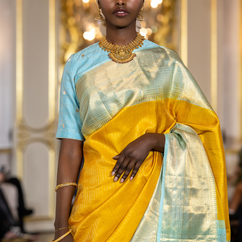 Paris Fashion Days - Yellow and Sky Blue
